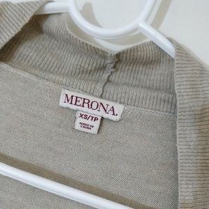 Merona Beige Cardigan